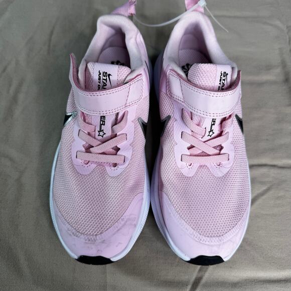 Nike Star Runner Kids' sz 13.5 CR Pink Foam/Black (DA2777-601) New with Tags - Picture 3 of 9